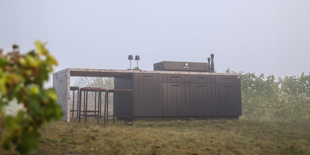 FOGGY MORNINGS – CUBIC outdoor kitchen