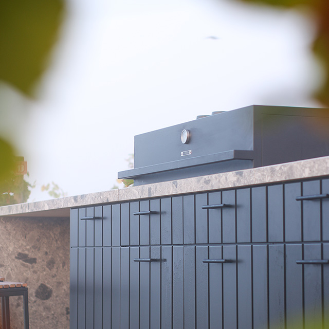 outdoor kitchen detail