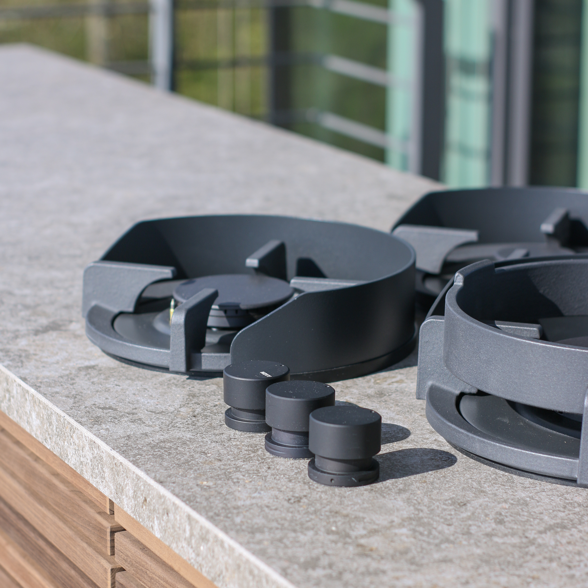 outdoor kitchen detail