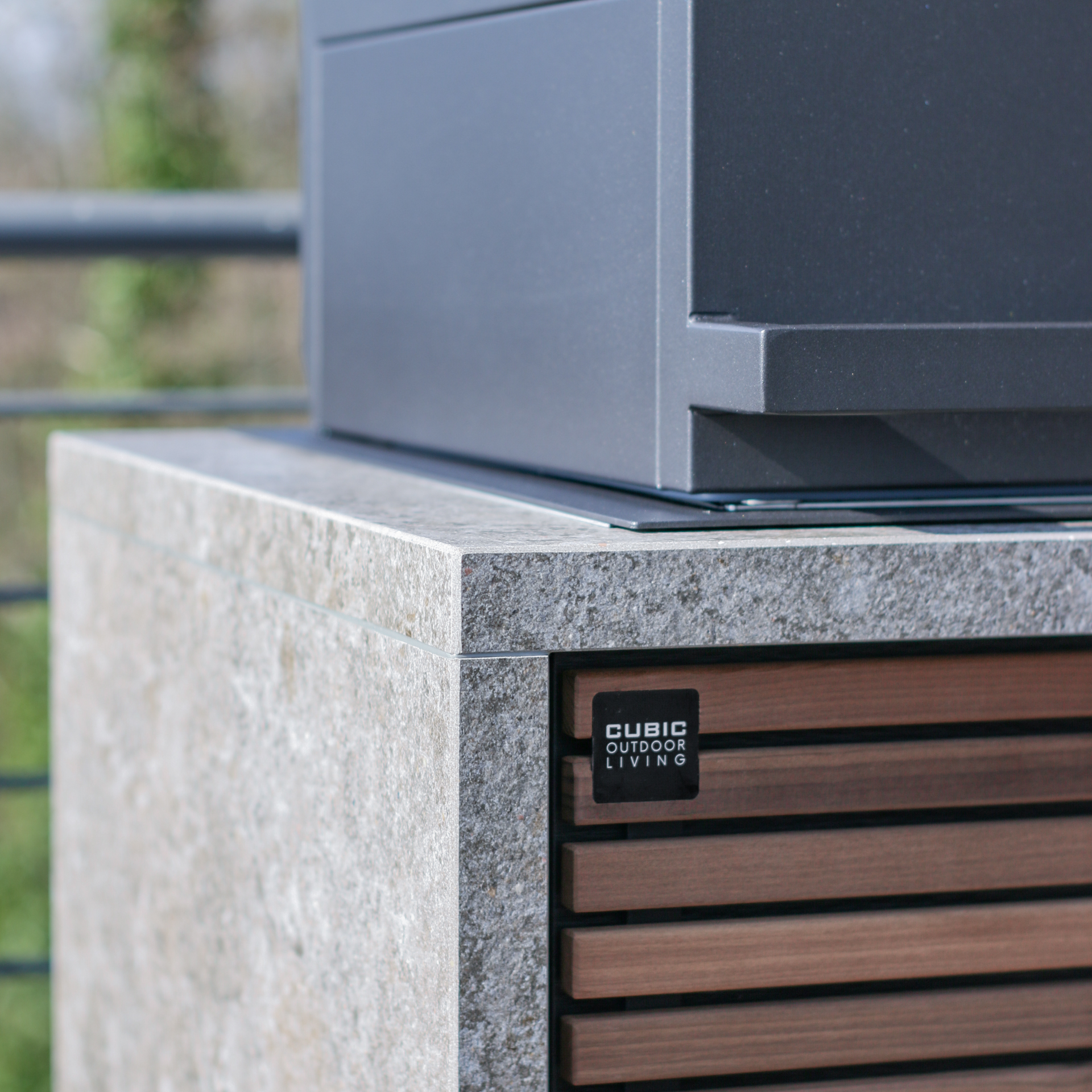 outdoor kitchen detail